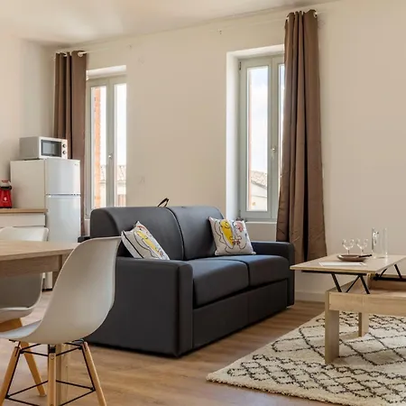 Abeille - 2 Chambres Et 1 Canape-Lit, 1Er Etage, Parking Castelsarrasin Exterior photo